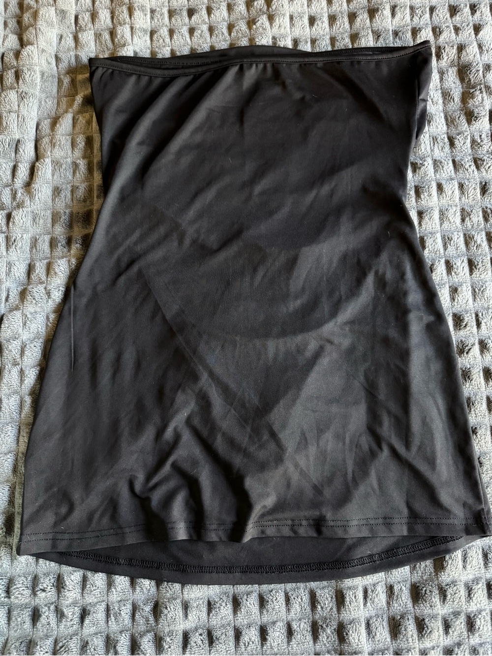 2/$20 NWOT Black Strapless Cut Out Detail Mini Dress Shirt Club Party - Picture 3 of 3